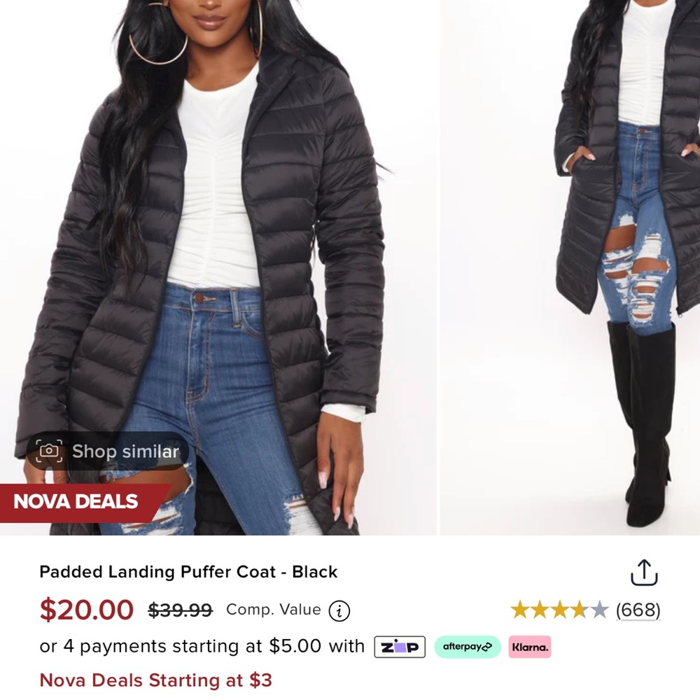 Black Puffer Coat